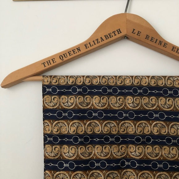 Vintage Satin Effect Printed Scarf - Picture 1 of 4